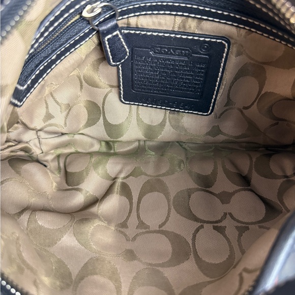 Vintage Old Coach 9541 Small Soho Hobo Shoulder Bag / Handbag -Black Leather - Picture 5 of 6